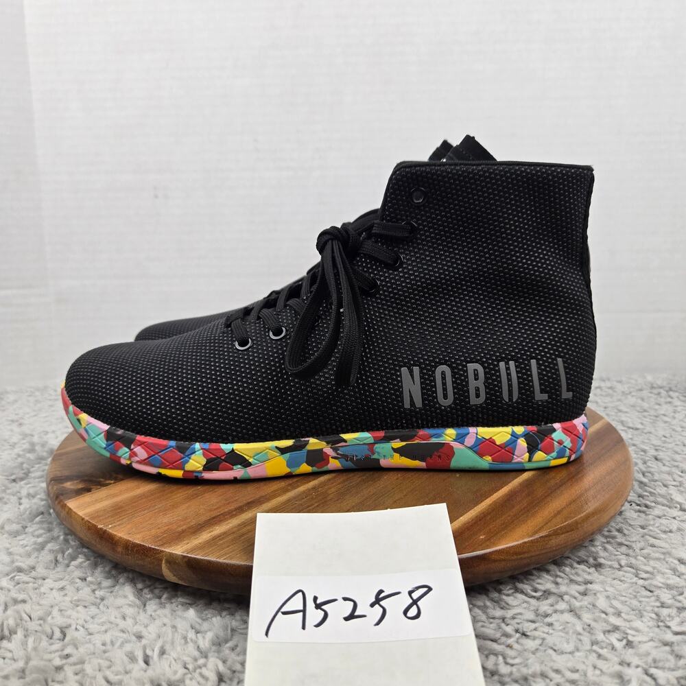 Nobull Project Mens 11 Outwork Black Multi High Top Athletic Gym Training Shoe